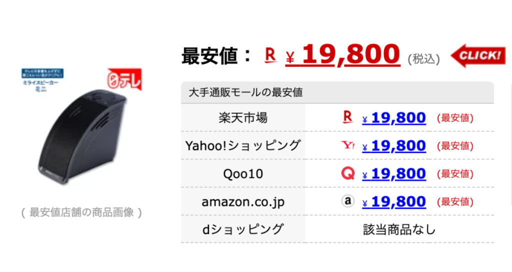 ミライスピーカー最安値情報