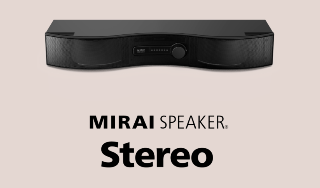 ミライスピーカーステレオ画像